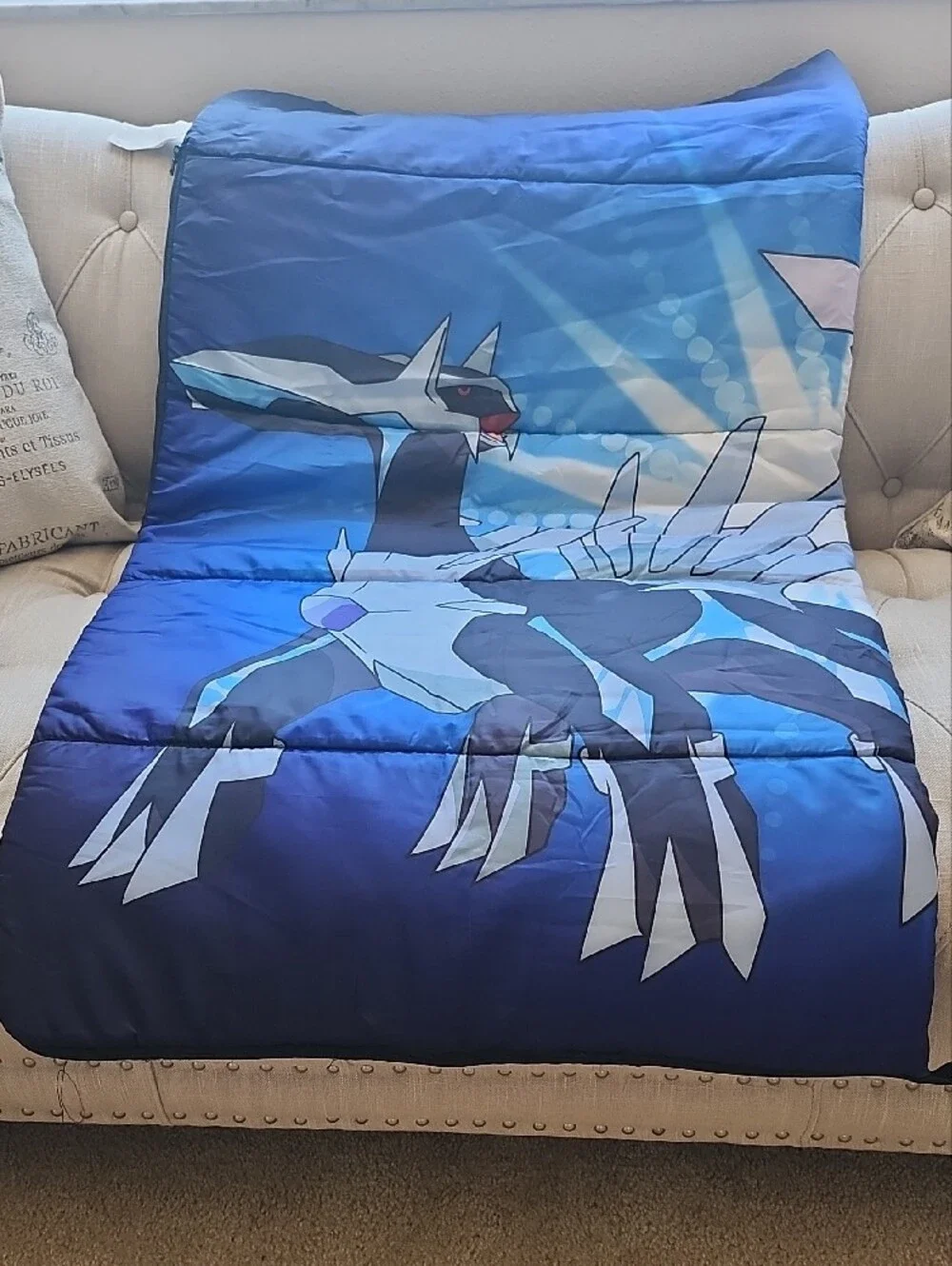 Blue Pokemon Kids Licensed Sleeping Bag